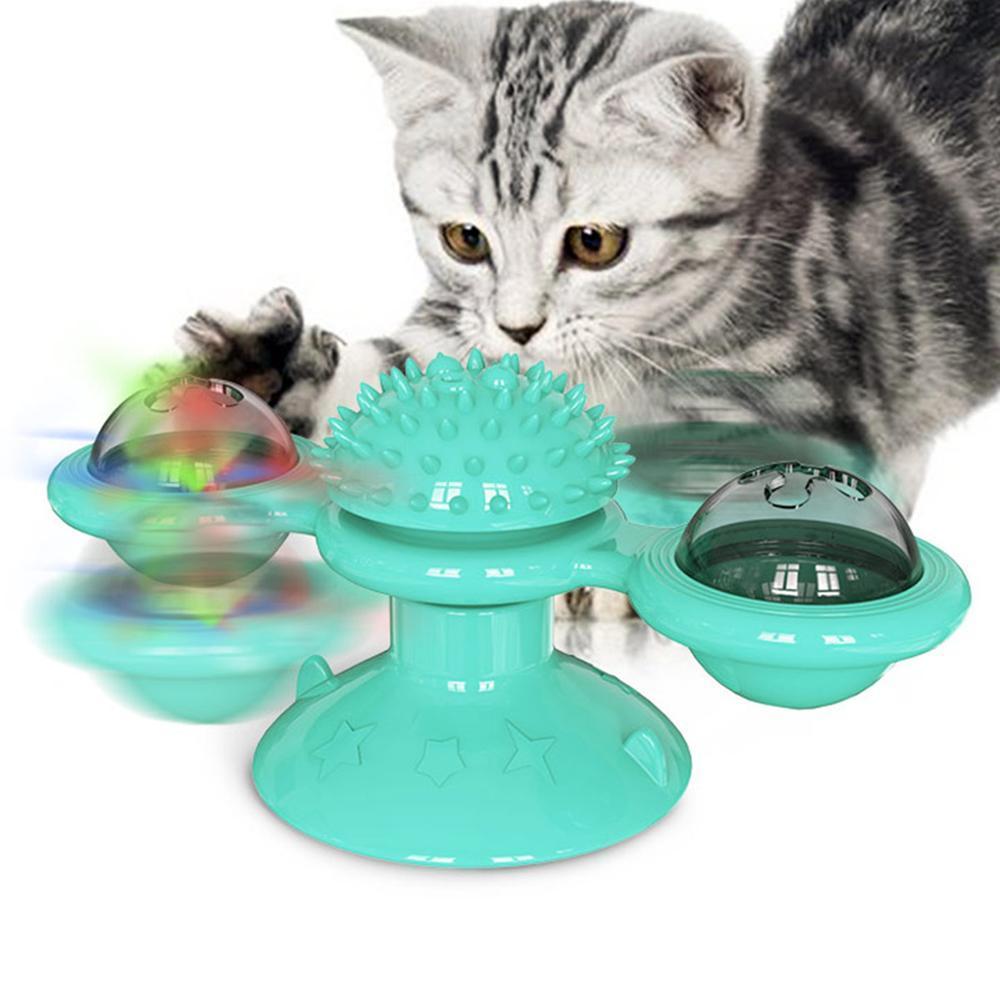 Scratch Hair Windmill Cat Toy